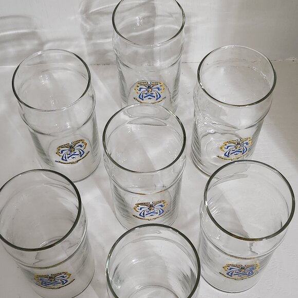 Vintage U.S. Army Fort Leavenworth KS Drinking Glasses. Set 7 - Picture 5 of 10